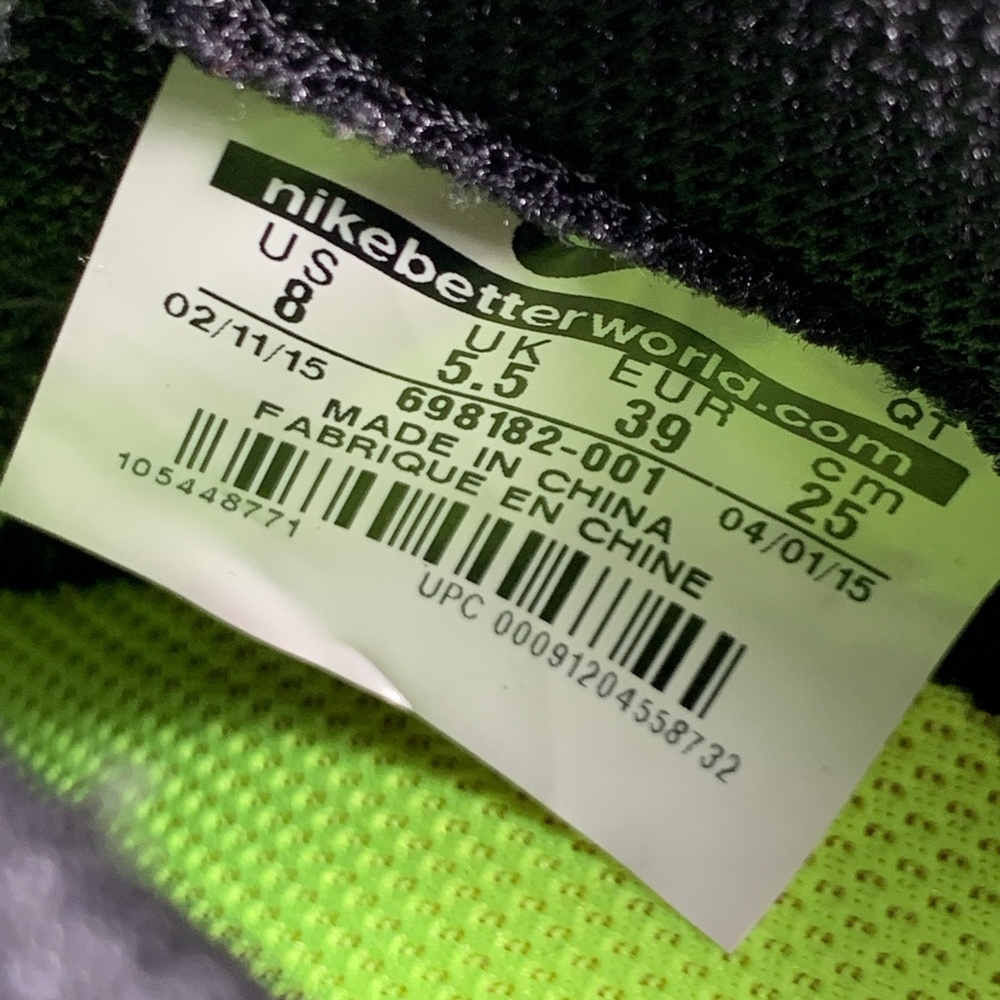 Nike Flyknit Lunar 3 Athletic Running Training Sneakers Womens 8 tennis shoe EUC - Picture 14 of 16